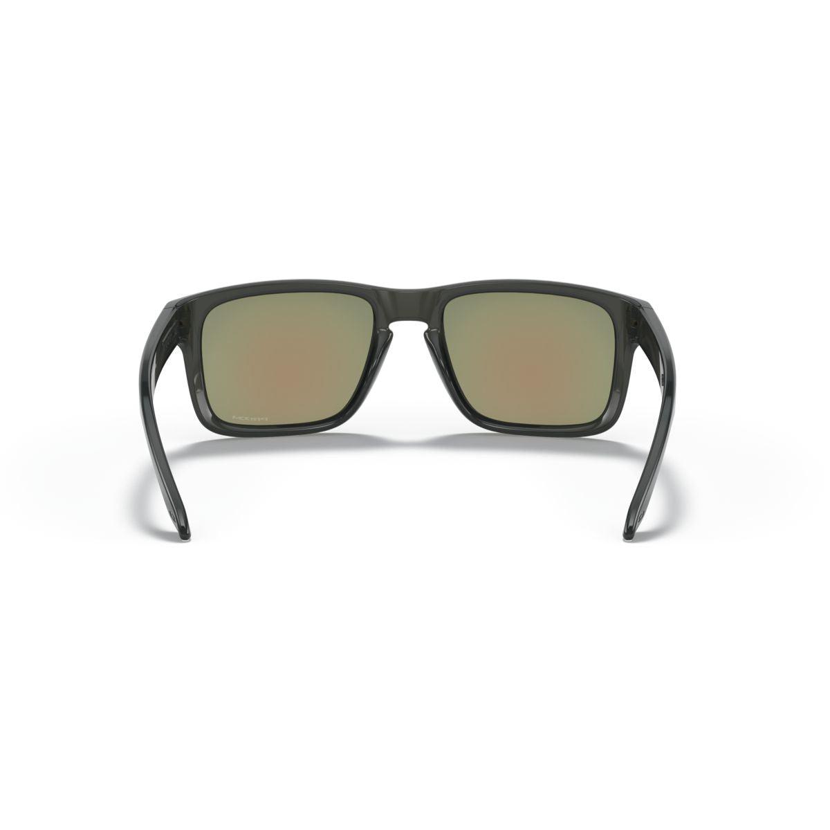 Oakley Holbrook Sunglasses - Low Bridge Fit, Grey Smoke Frame with Prizm Ruby Lenses (Model 0OO9244 924428) - Perfect for Outdoor Sports, Driving & Everyday Wear