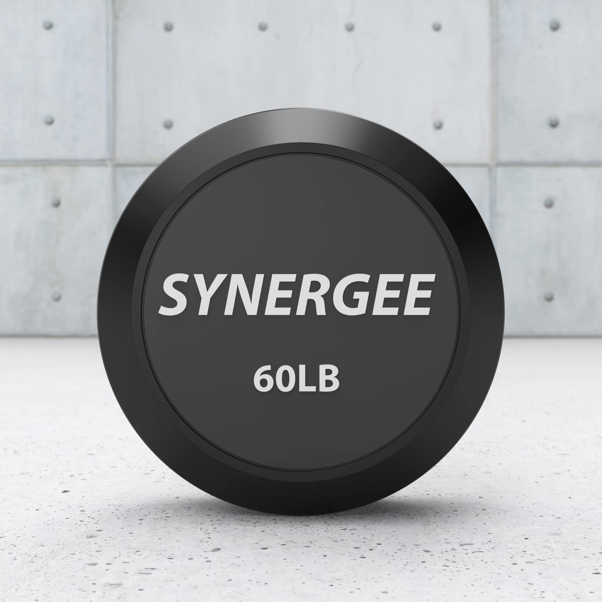 Synergee Fixed Easy Curl Bar - 15LB Pre-Weighted Curved Steel Barbell with Rubber Coated Weights for Home Gym, Strength Training & Arm Workouts - Perfect for Bicep Curls, Triceps Exercises & Full-Body Workouts