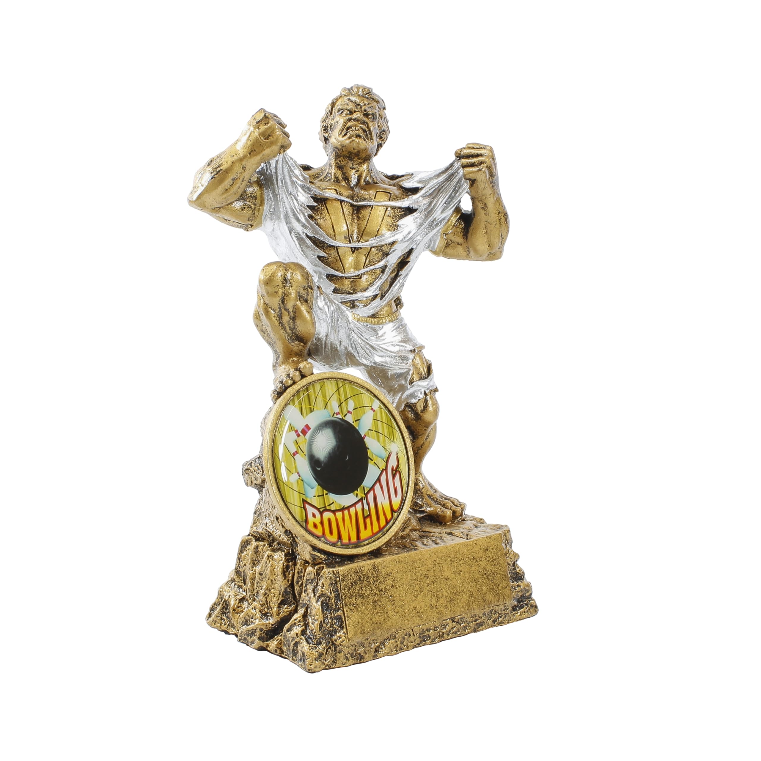 Custom Monster Trophy - 6.75 Inch Victory Award with Front Insert & Engraved Plate - Personalized Sports & Achievement Awards for Competitions, Office Recognition & School Events