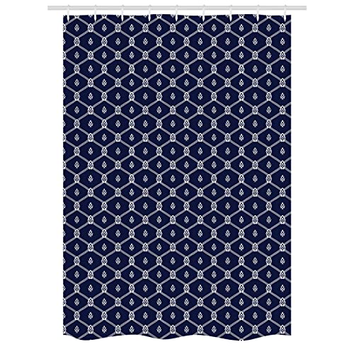 Dark Blue and White