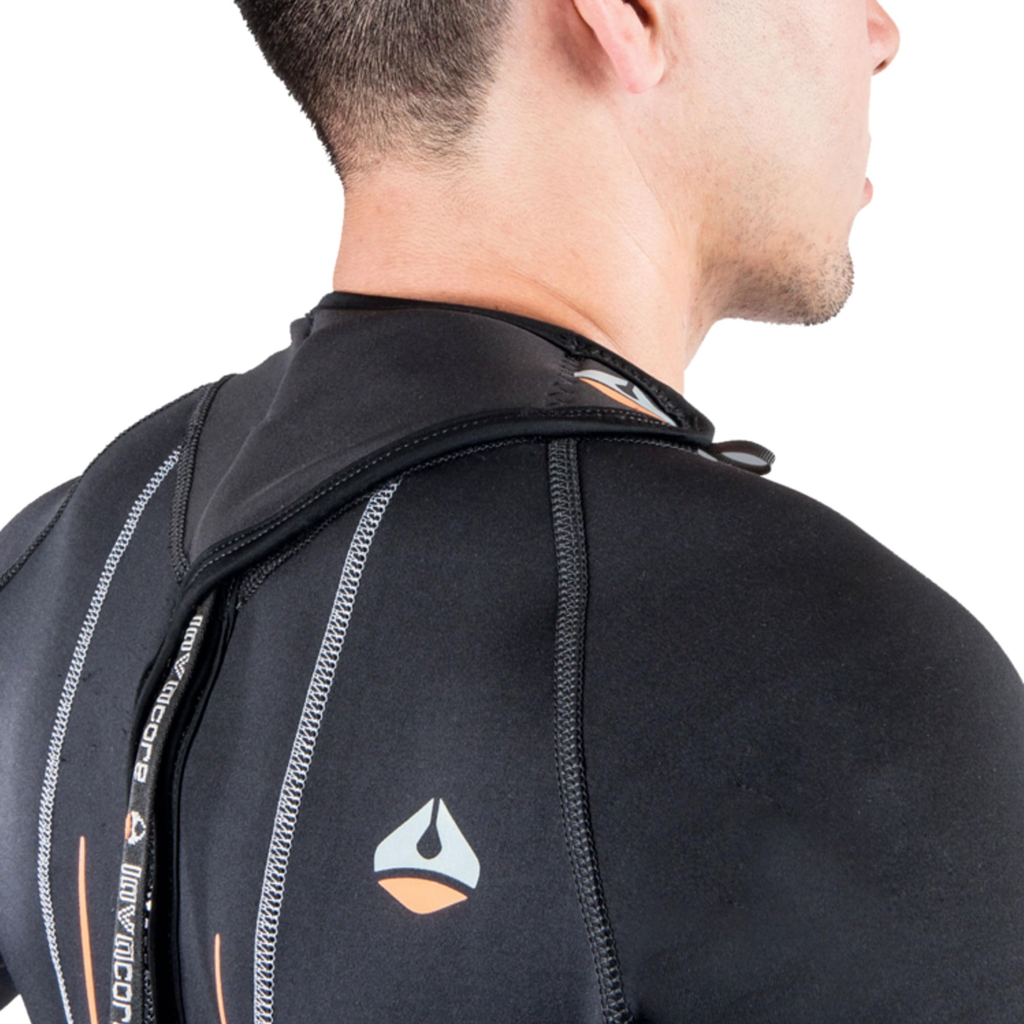Men's Polytherm Full Suit with Heavy-Duty Back Zipper - Winter Thermal Underwear for Outdoor Sports & Cold Weather Activities
