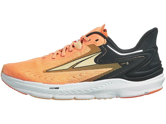 ALTRA Men's Torin 6 Running Shoes - Lightweight Cushioned Road Running Sneakers for Men | Orange/Black Colorway | Perfect for Marathon Training, Jogging & Gym Workouts