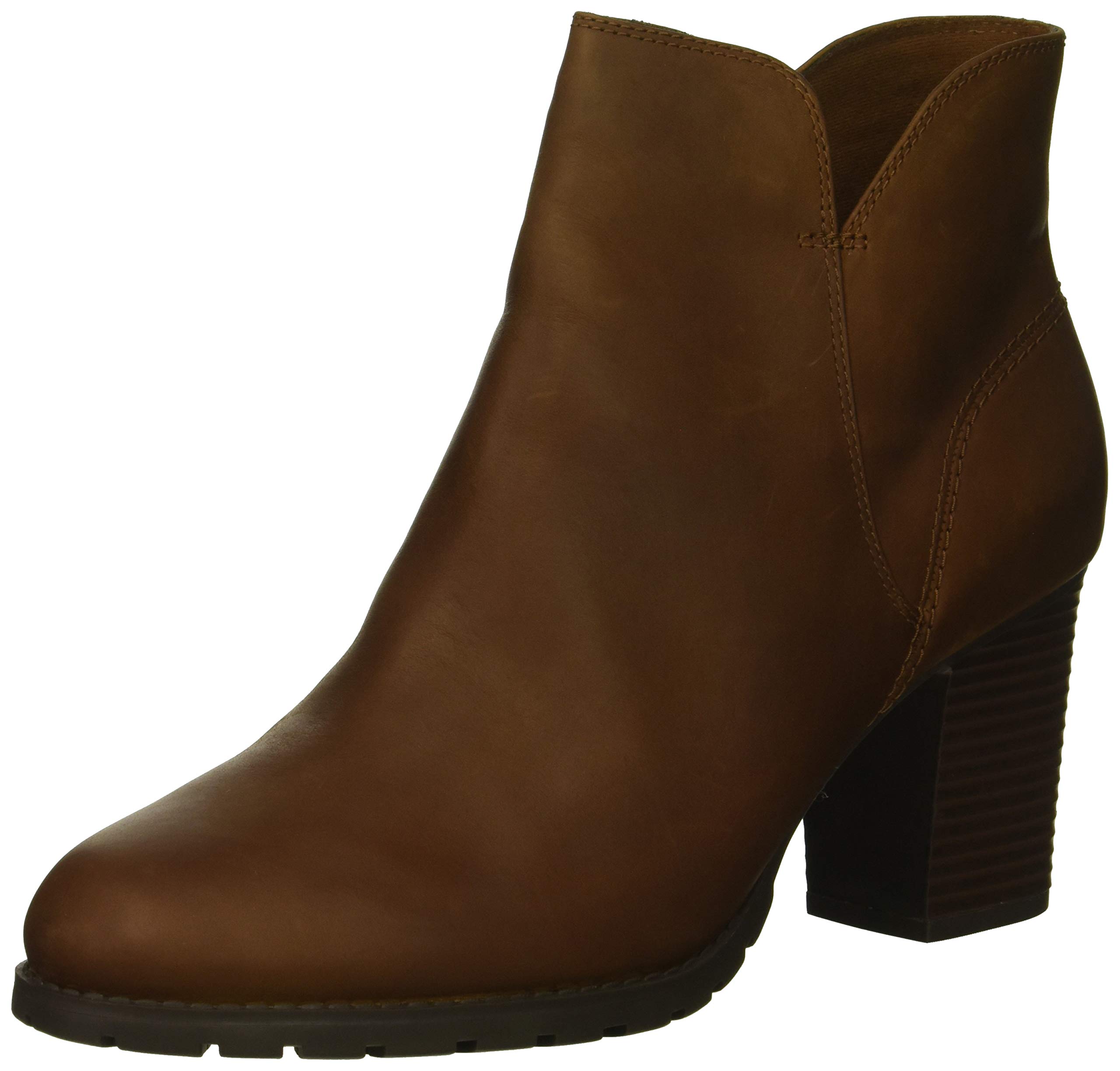Clarks Women's Verona Trish Fashion Boots - Waterproof Ankle Booties for Women, Comfortable Slip-On Winter Boots with Cushioned Insoles | Perfect for Office, Travel & Casual Outfits