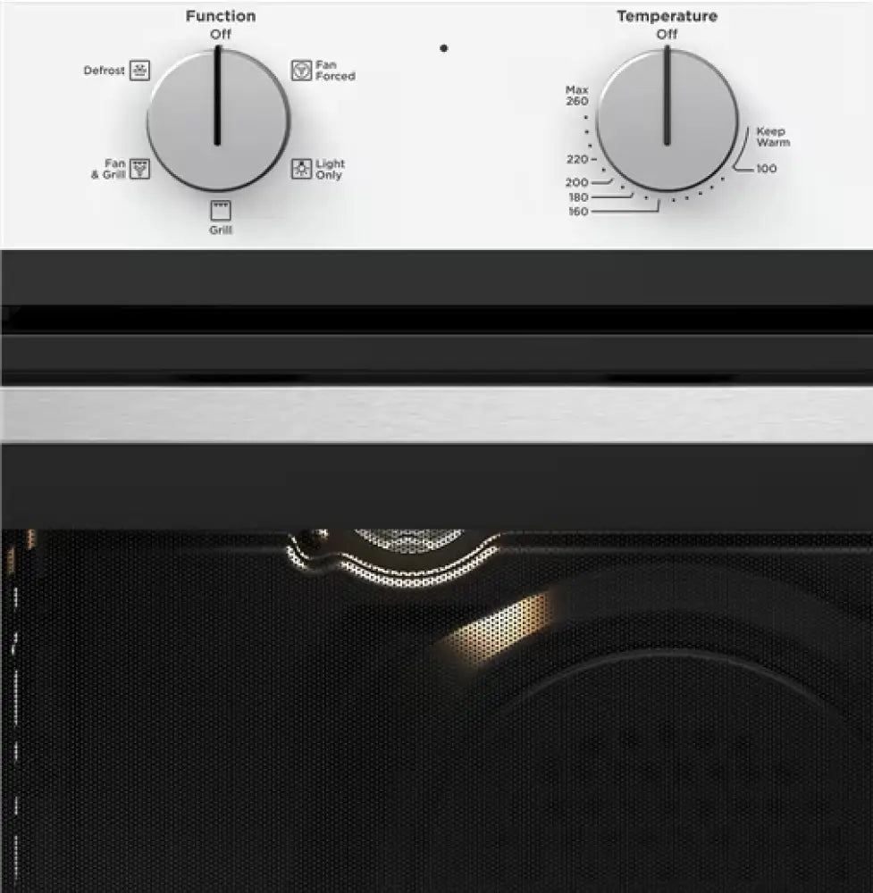 Westinghouse WVE613WC 60cm 5-in-1 Multi-Function Oven - Bake, Roast, Grill, Toast & Warm - Perfect for Kitchens, Restaurants & Small Spaces (White)