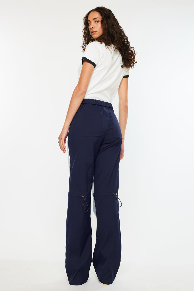 Miranda High Rise Pull On Wide Leg Jeans for Women - Stretchy Comfort & Flattering Fit - Perfect for Casual Outfits, Workwear & Weekend Errands