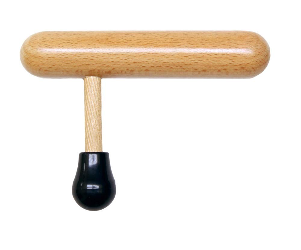 Wooden Thumb Massager for Trigger Point & Deep Tissue Therapy - T-Shaped Press Bar for Pain Relief - Perfect for Therapists, Athletes & Home Use