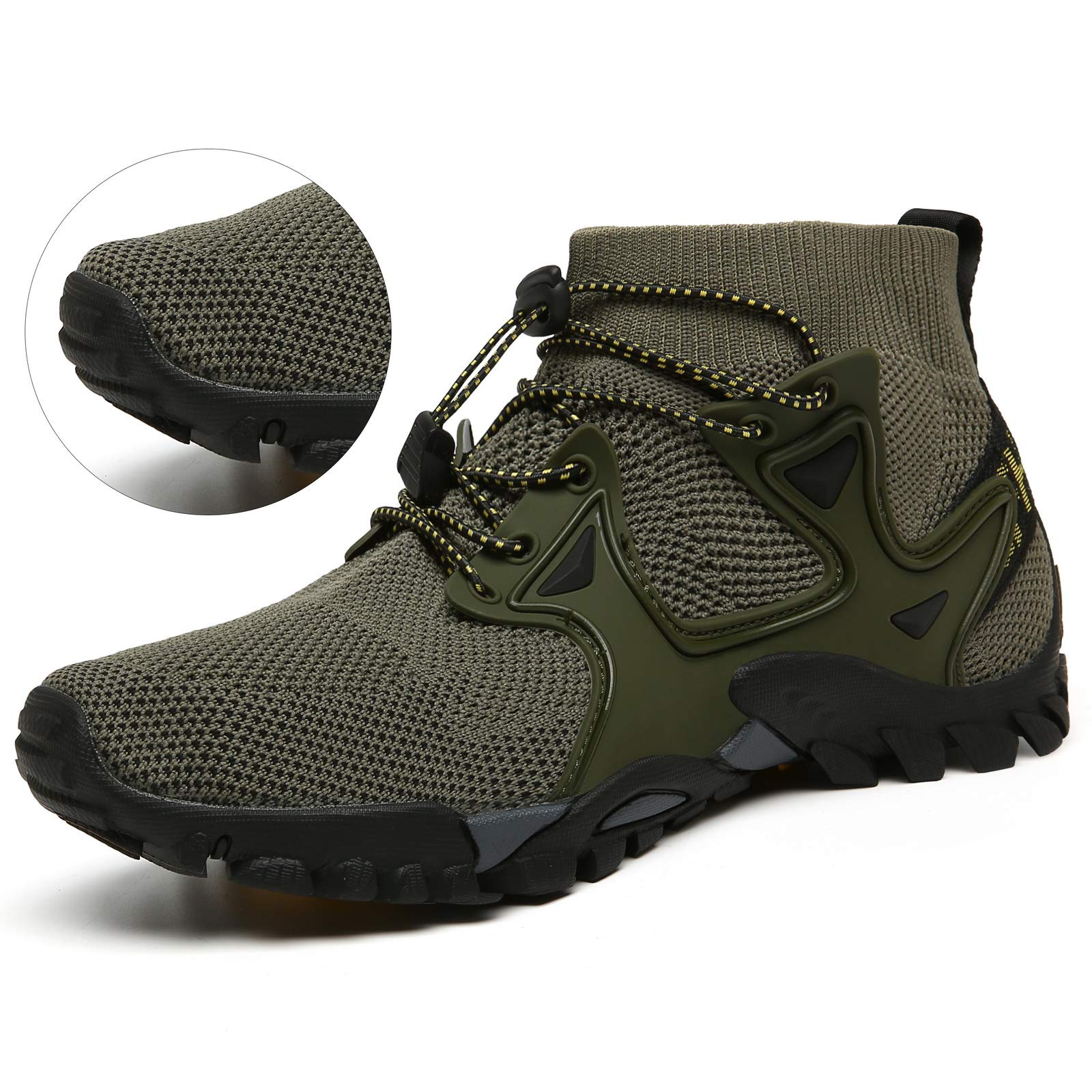 **Men's & Women's Hiking Shoes - Lightweight Trail Running & Trekking Sneakers for Outdoor Sports, Walking, Jogging - Slip-Resistant Barefoot Design - Perfect for Travel, Fitness & Adventure**