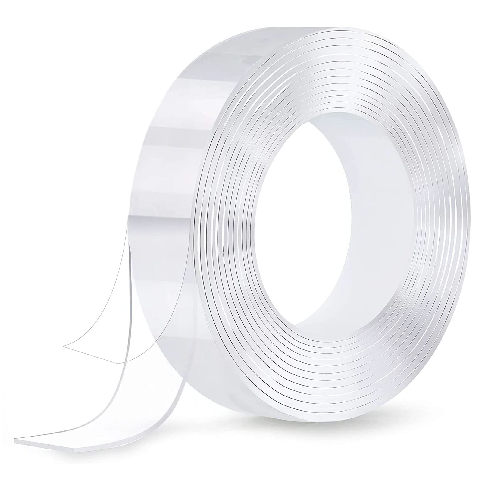 ONLUCKY Heavy Duty Double Sided Tape - 9.85FT Multipurpose Removable Mounting Adhesive, Reusable Strong Sticky Wall Tape for Hanging Pictures, Posters, Decorations & Home Organization