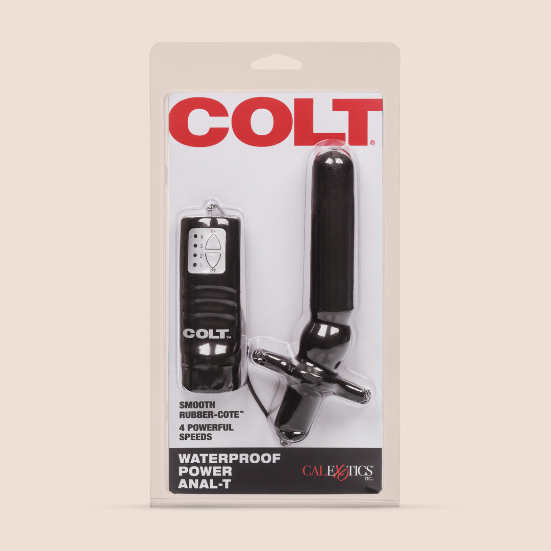 COLT® Waterproof Power Anal T - Rechargeable Anal Probe for Adults, BDSM & Sensual Play - Perfect for Couples, Solo Use & Temperature Play