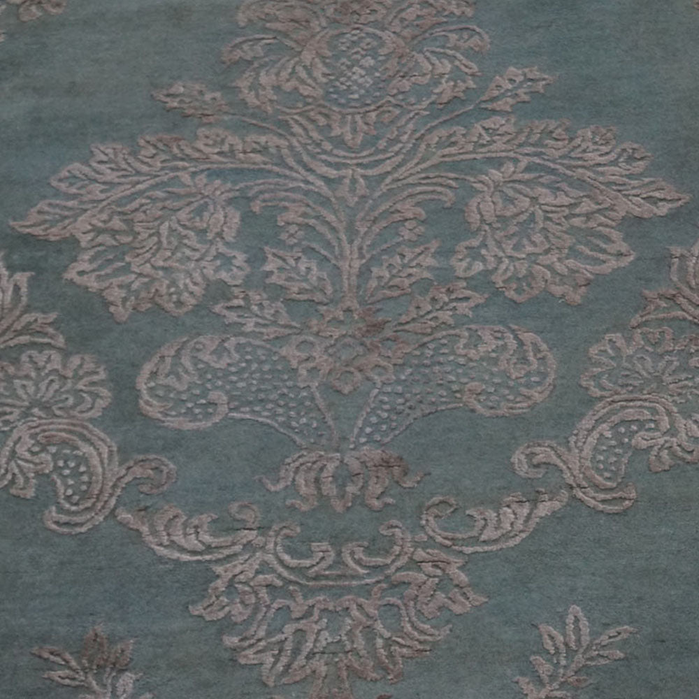 Luxury Hand-Knotted Persian Rug - Premium Wool & Silk, Traditional Oriental Design for Living Room, Bedroom & Office Decor