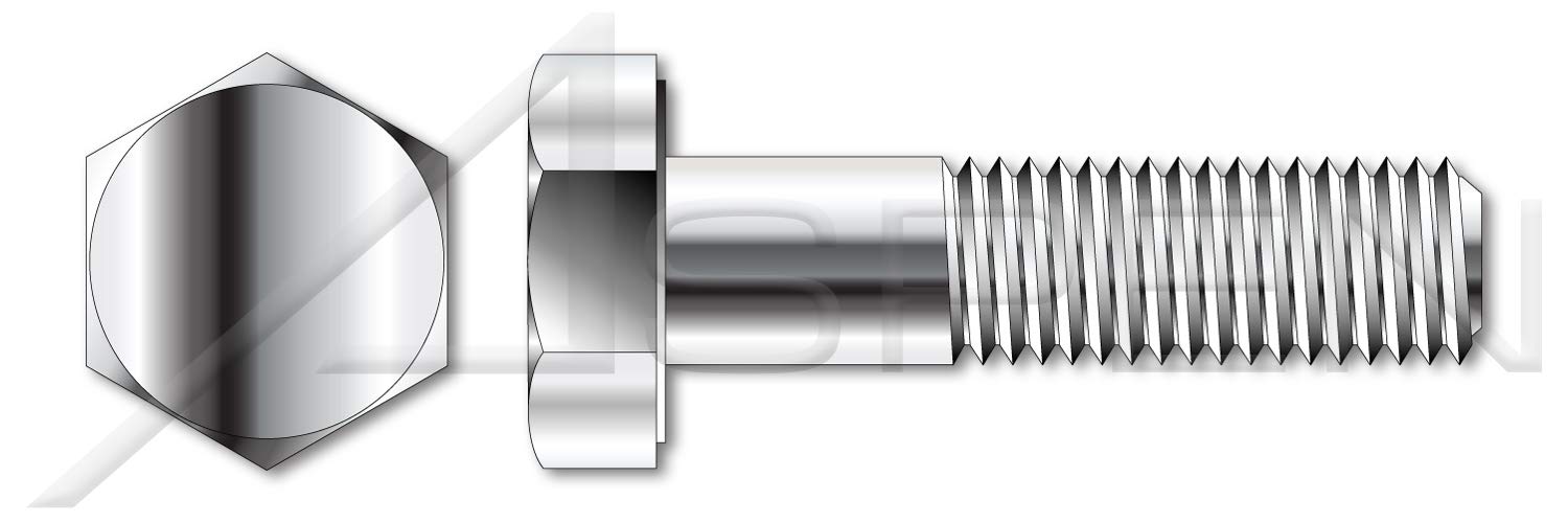10-Pack M14-2.0 x 200mm Hex Head Cap Screws Bolts - A4-80 Stainless Steel, DIN 931/ISO 4014 Metric Part Thread Fasteners for Marine, Construction & Industrial Applications
