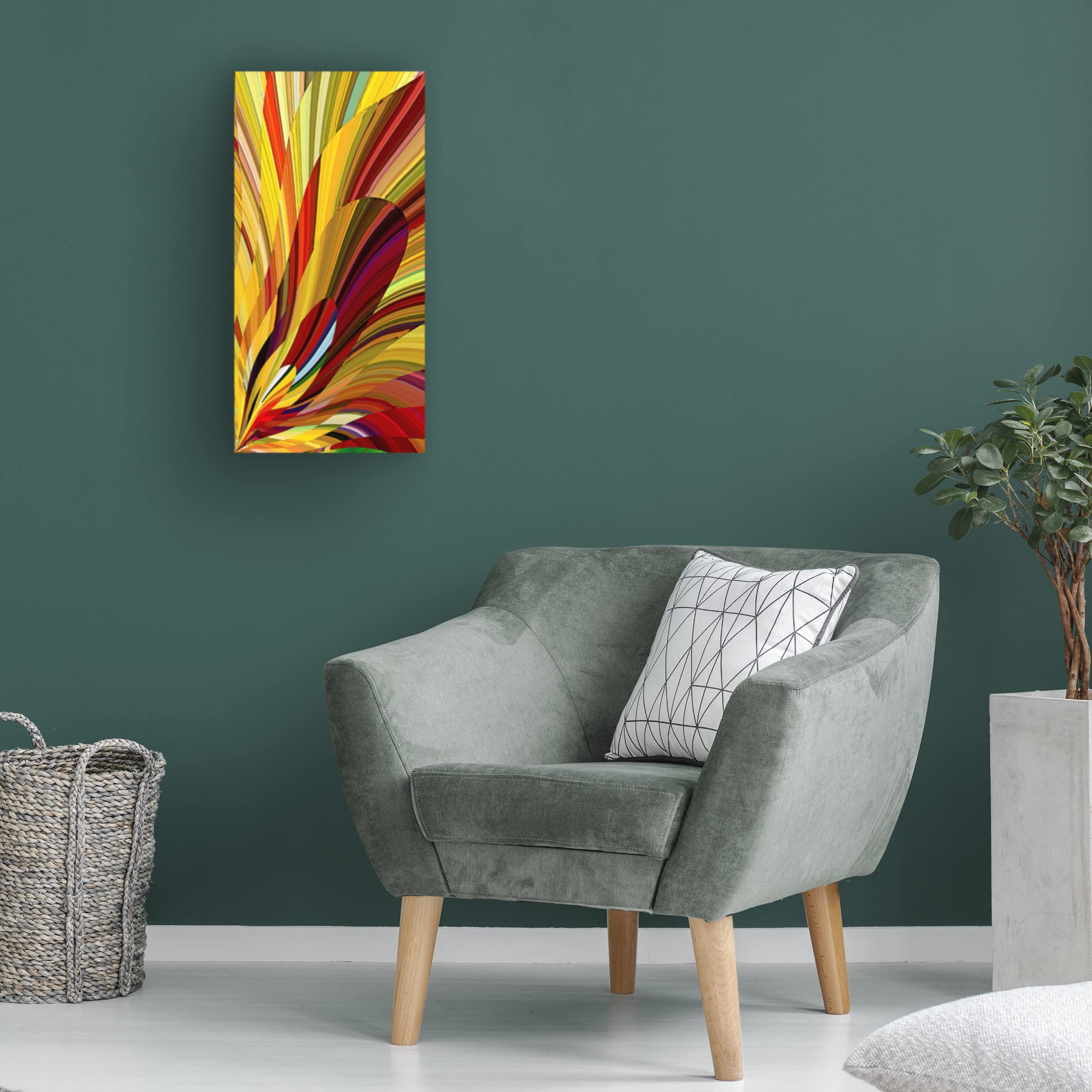 David Manlove 'Candle Flame' Canvas Wall Art Print - Modern Home Decor for Living Room, Bedroom & Office | Trademark Fine Art Collection