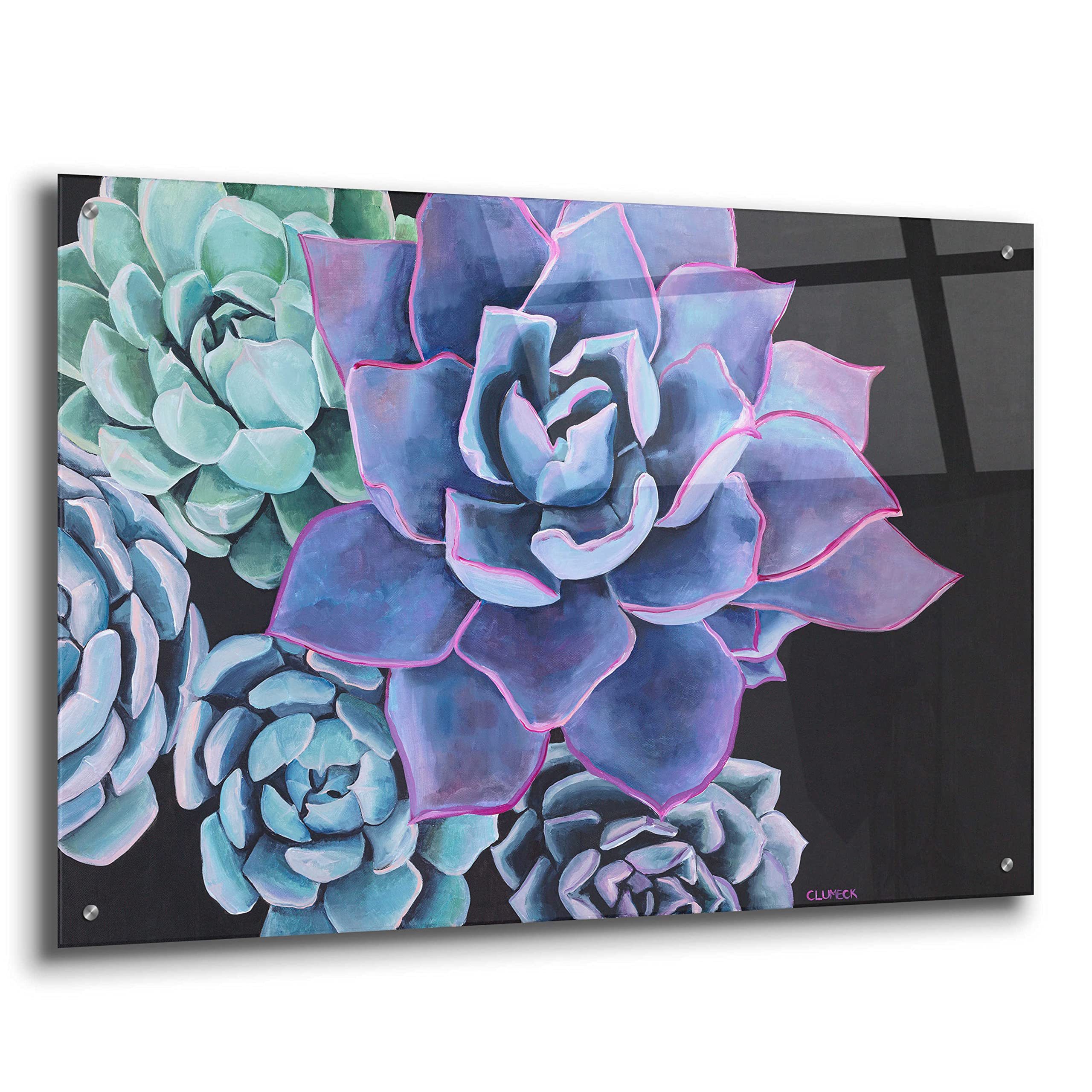 Abundance by Alana Clumeck - Vibrant 36x24 Inch Acrylic Glass Wall Art Painting | Modern Home & Office Decor | Perfect for Living Room, Bedroom or Gallery Display