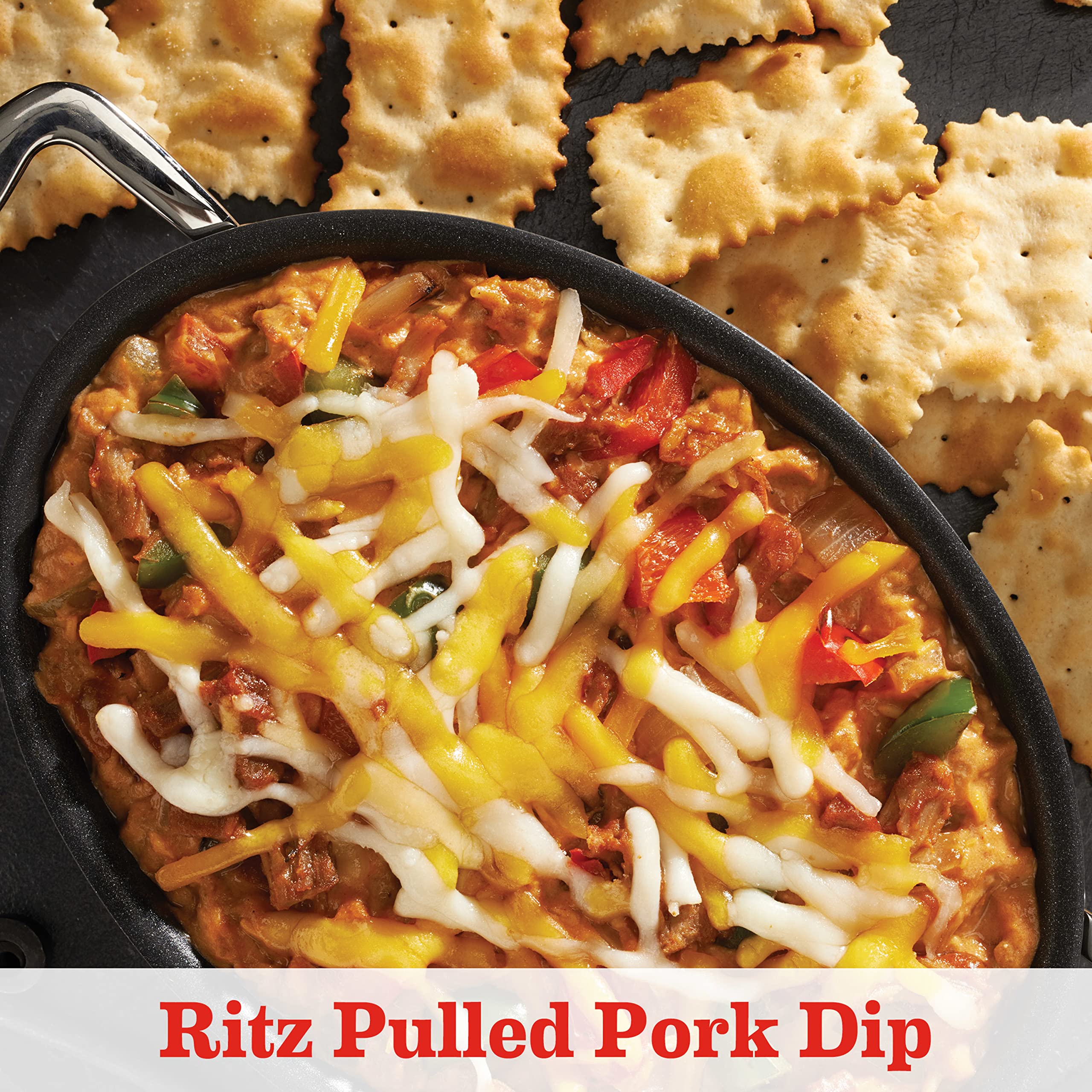 RITZ Toasted Chips Sour Cream and Onion Crackers - 60 Individually Wrapped Snack Packs | Bulk Lunch Snacks for School, Office & On-the-Go | Perfect for Parties, Travel & Healthy Snacking