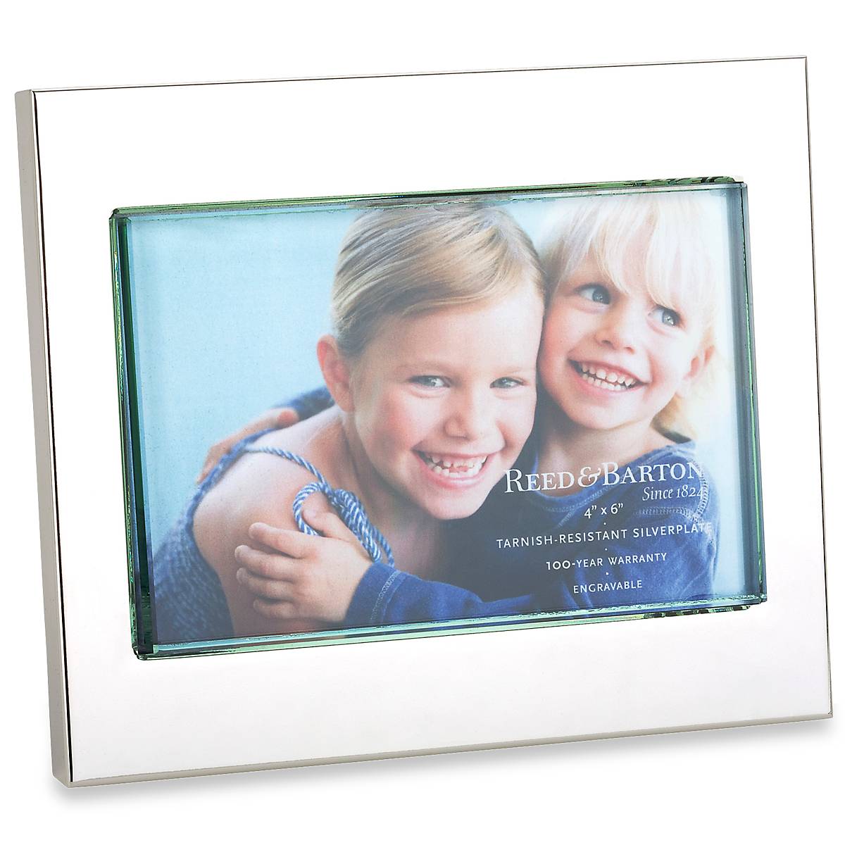Addison Silverplate 4 x 6 Photo Frame - Elegant Silver Picture Frame for Wall or Tabletop Display - Perfect for Home Decor, Wedding Gifts & Office Decorations