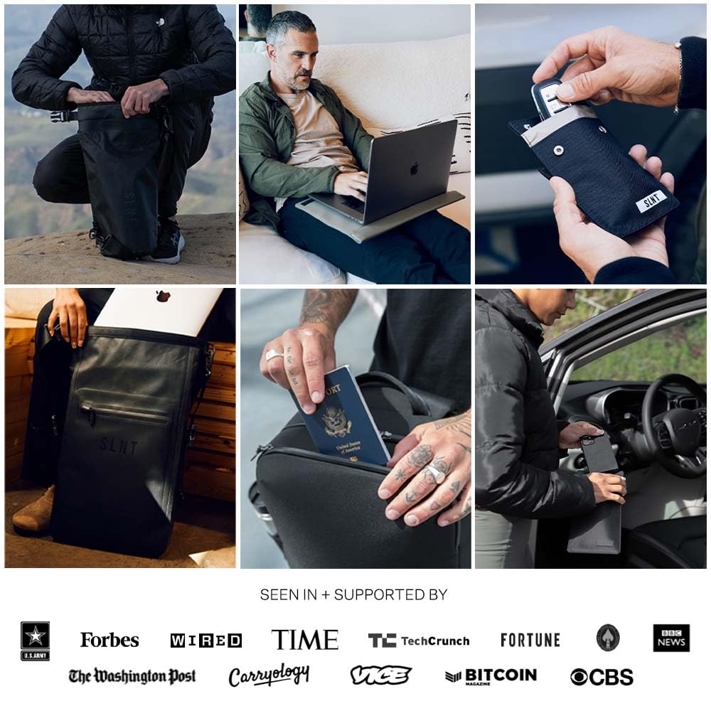 SLNT Utility EMP-Blocking Faraday Bag for Generators, Tools & Electronics - Waterproof Nylon, Blocks EMP & Solar Flare to Protect Devices - Perfect for Emergency Preparedness, Travel & Outdoor Adventures