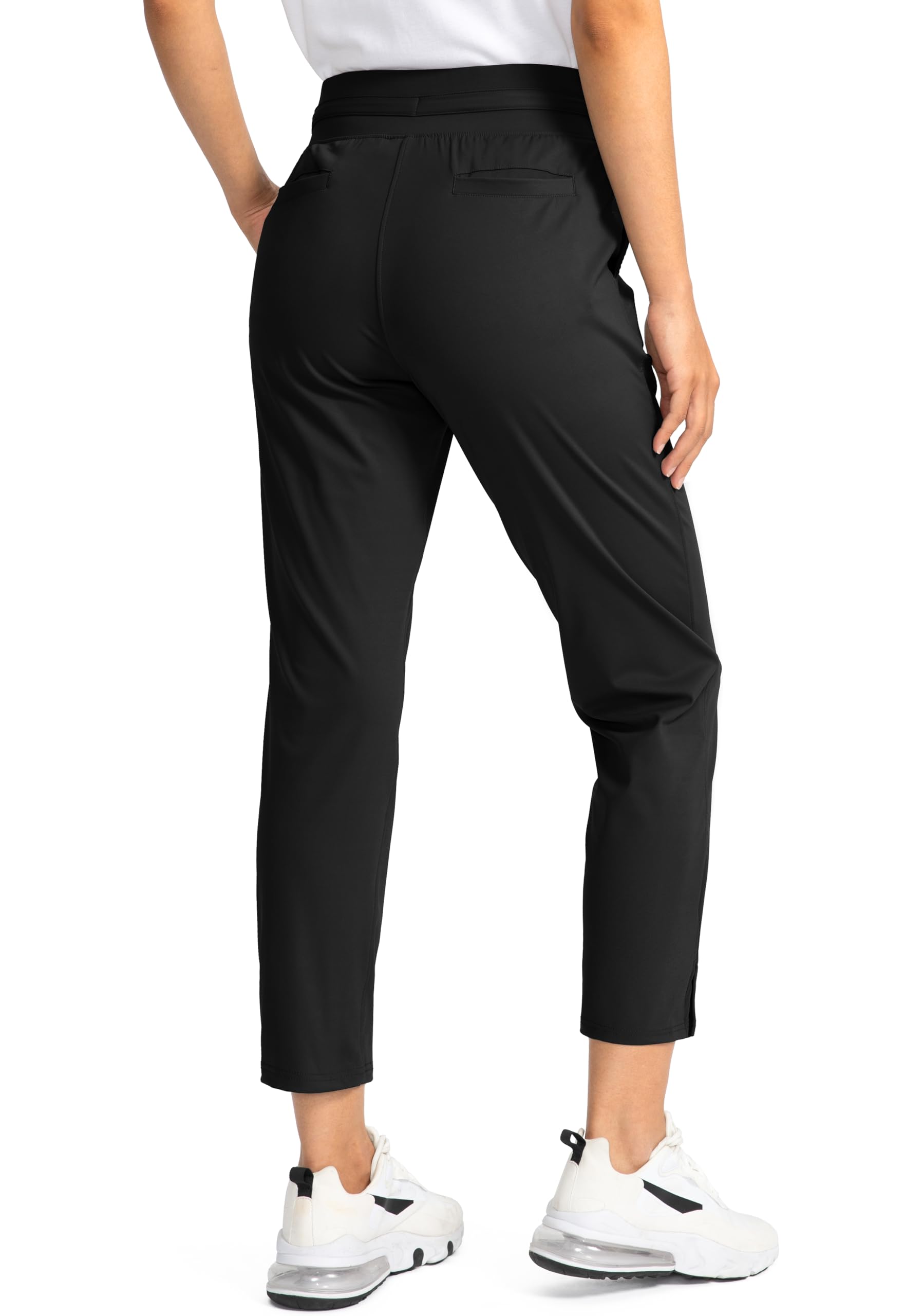 Soothfeel Women's High Waisted Sweatpants with 4 Pockets - 7/8 Length Stretchy Athletic Pants for Workout, Golf, Travel & Casual Wear | Perfect for Yoga, Running & Everyday Comfort