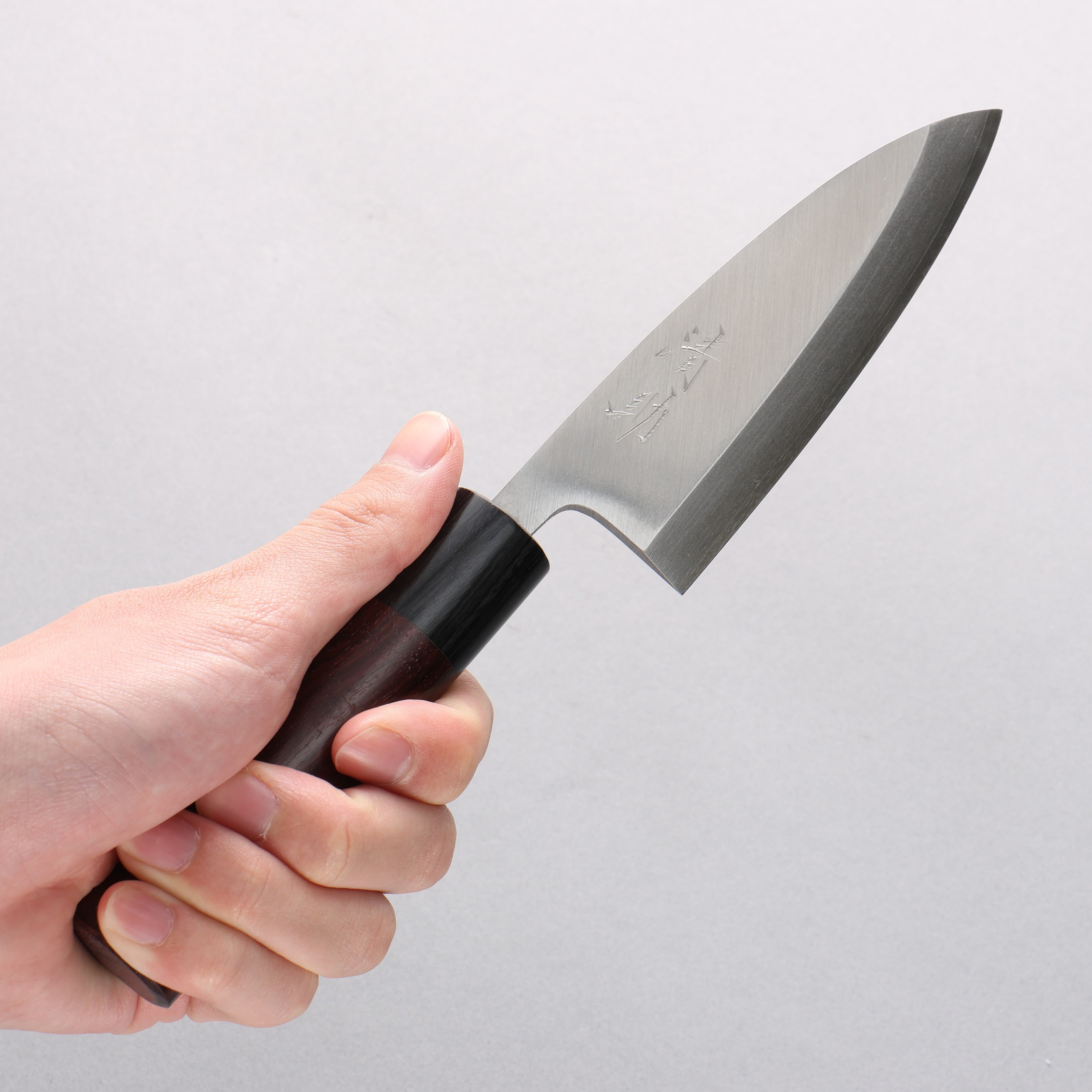 Premium Seisuke VG1 Kasumitogi Deba Knife 120mm with Rosewood Handle - Japanese Kitchen Knife for Sushi, Fish Filleting & Precision Cutting