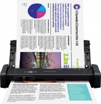 Epson WORKFORCE DS310 Document Scanner - High-Speed Duplex Scanning for Office & Home Use | Perfect for PDFs, Receipts & Business Documents