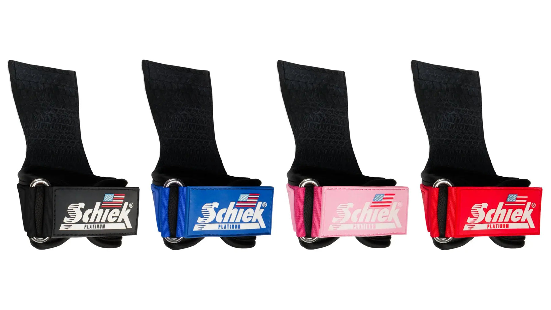 Schiek Platinum Ultimate Grips - Premium Weightlifting & Powerlifting Gloves for Gym, CrossFit & Strength Training - Enhanced Grip & Wrist Support for Heavy Lifting