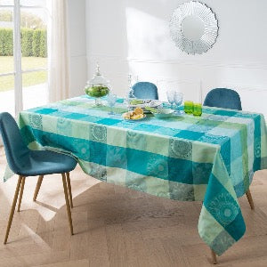 Premium Mille Tournesols Chlorophyll Coated Cotton Tablecloth – Waterproof & Stain-Resistant for Outdoor Picnics, Dining, and Home Decor