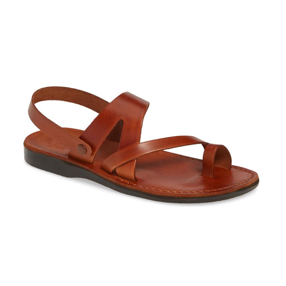 Benjamin Men's Leather Slingback Sandals - Comfortable Casual Summer Shoes for Beach, Walking & Outdoor Activities