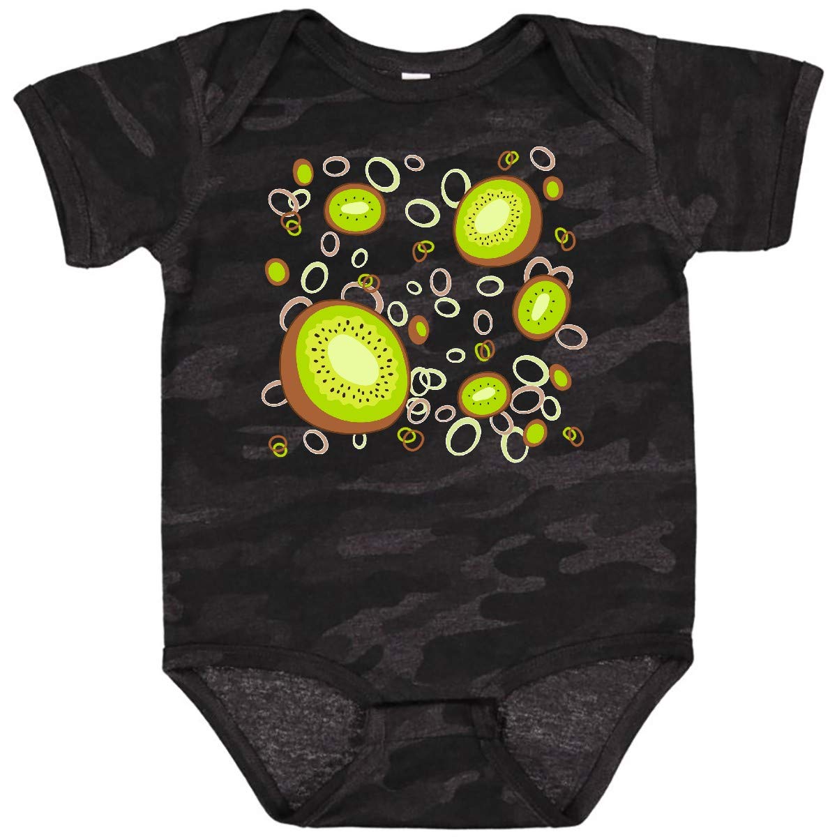 Inktastic Kiwi Fruit Party Baby Bodysuit - Cute Organic Cotton Onesie for Newborns & Infants - Perfect for Birthday, Photo Shoots & Everyday Wear