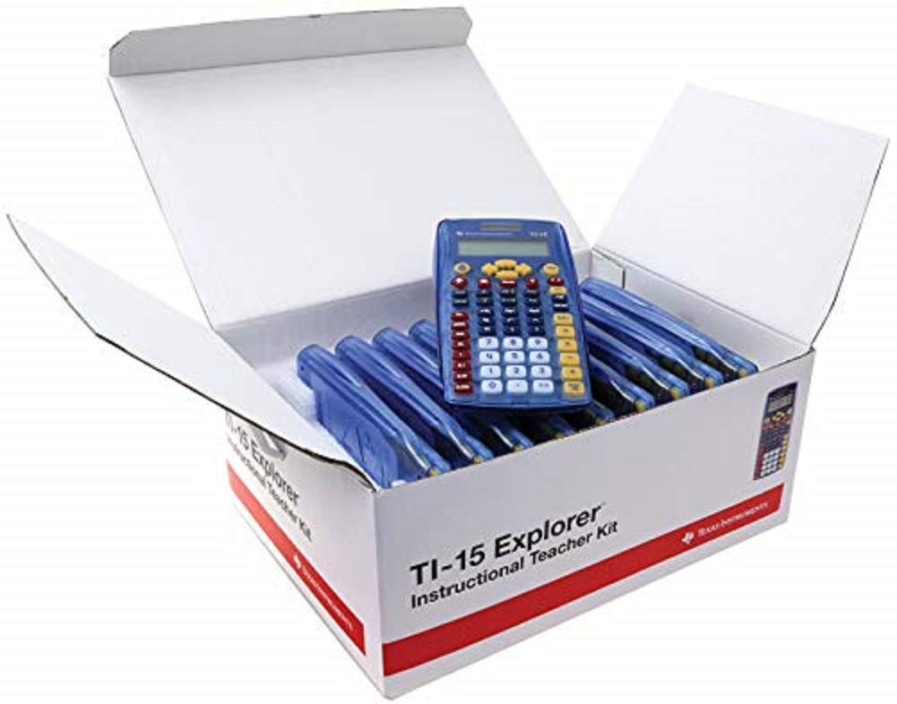 Texas Instruments TI-15TK Financial Calculator Teacher Kit - Large Display, Classroom & Office Use for Math, Accounting & Finance Professionals