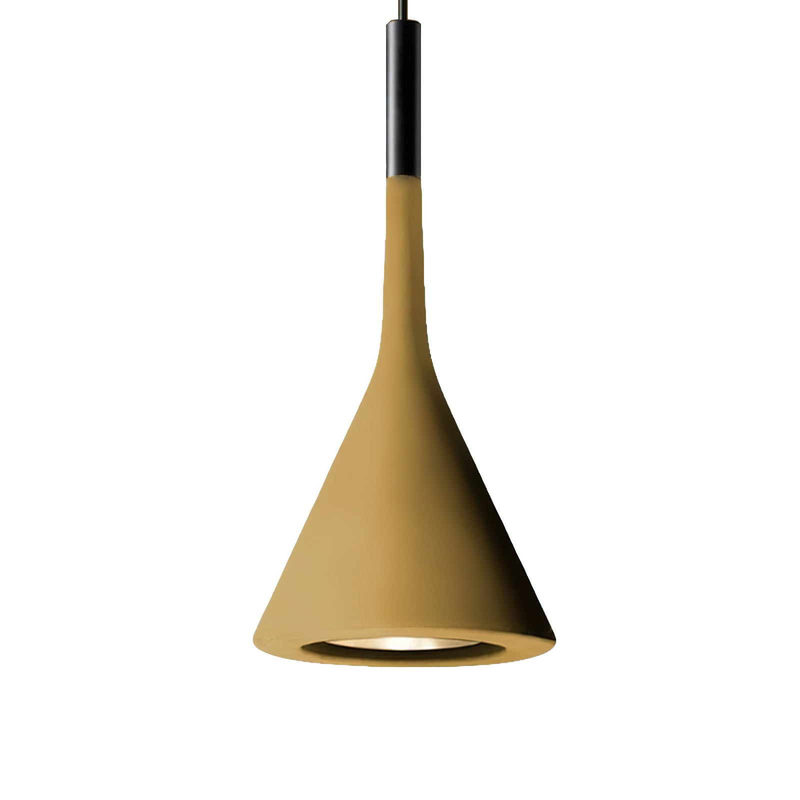 Aplomb Trumpet Pendant Light - Modern Brass Ceiling Fixture for Dining Room, Kitchen Island & Bedroom Lighting