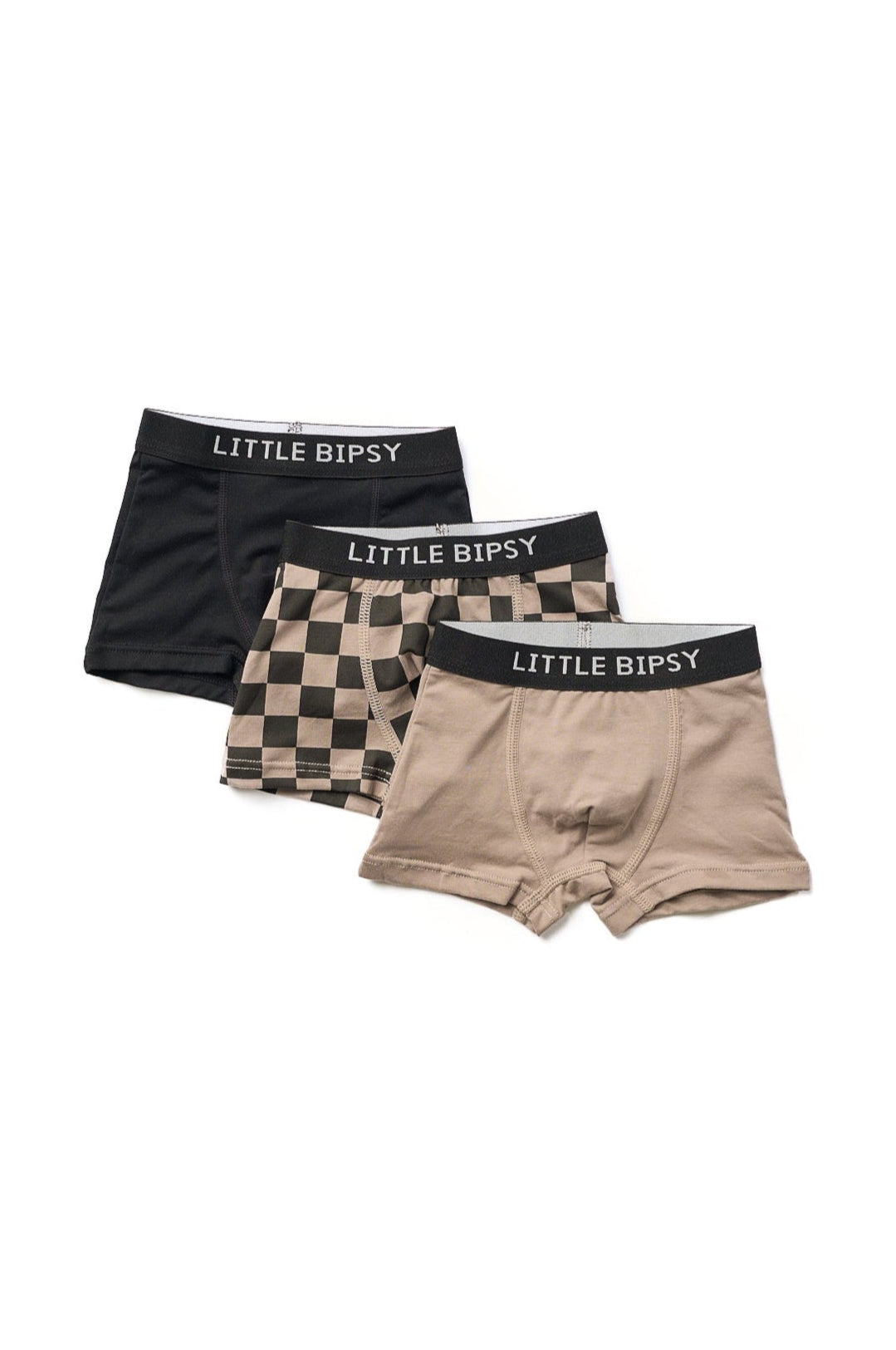 3 Pack Boxer Briefs - Mushroom Check Pattern Mix - Soft & Comfortable Men's Underwear for Daily Wear, Workout & Travel