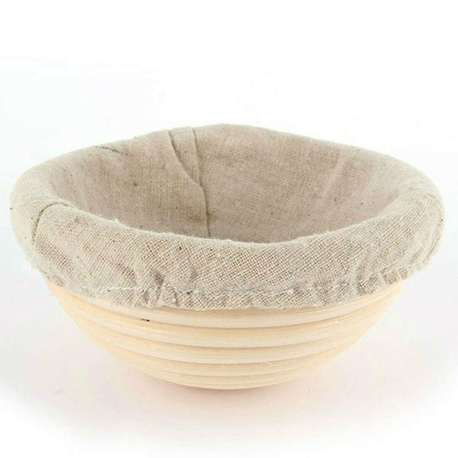 Premium Round Banneton Bread Proofing Basket - 5.12