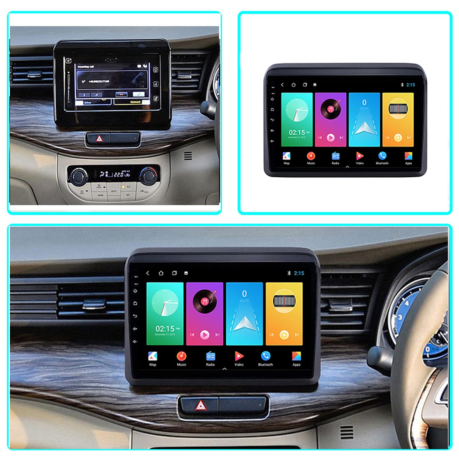 Android Car Stereo Multimedia Player for Suzuki Ertiga 2018-2020 - 7 Inch Touchscreen with GPS, WiFi, Bluetooth, Apple CarPlay, Mirror Link, DSP & Steering Wheel Control - Upgrade Your In-Car Entertainment System for Road Trips & Daily Commutes