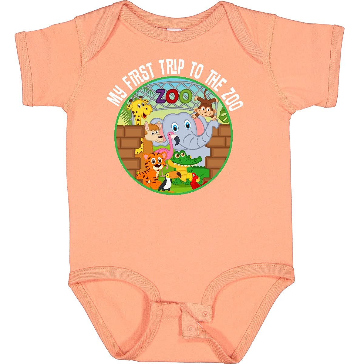 1st Trip to Zoo Baby Bodysuit - Cute Animal Print Outfit for Infants | Perfect for Zoo Visits, Birthday Gifts & Photo Shoots