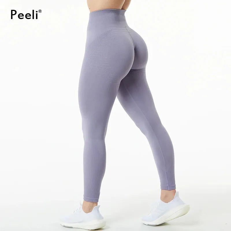 Ozone Women's High Waist Seamless Scrunch Butt Leggings - Gym Running Yoga Workout Pants for Women | Perfect for Fitness, Training & Casual Wear