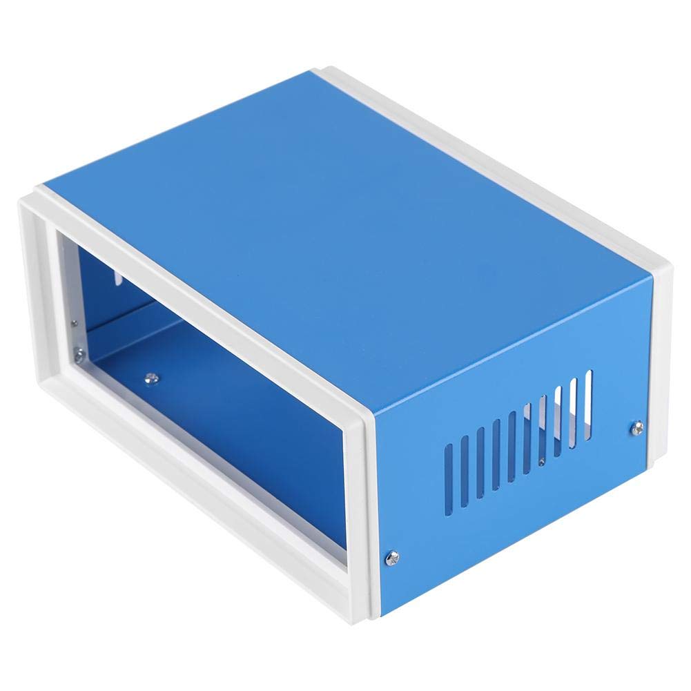170x130x80mm Blue Metal Enclosure Project Box - Waterproof DIY Electrical Junction Case for Electronics, Robotics & Arduino Projects - Perfect for Circuit Protection & Outdoor Use