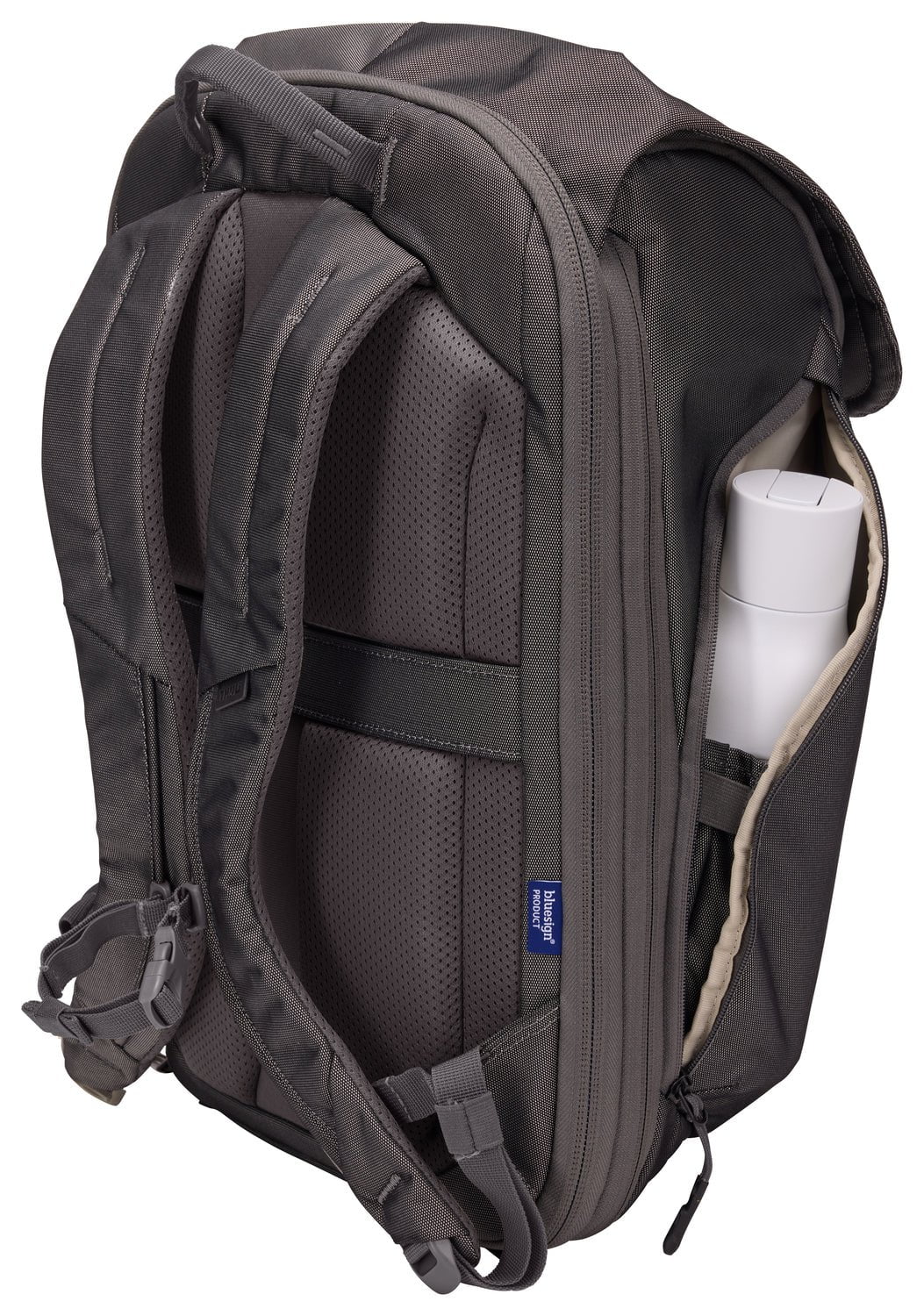 Thule Subterra 2 Expandable Travel Backpack 26L - Lightweight Carry-On Hiking Daypack for Men & Women - Perfect for Air Travel, Camping & Outdoor Adventures (Vetiver Gray)