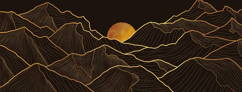 Mountain Line Art