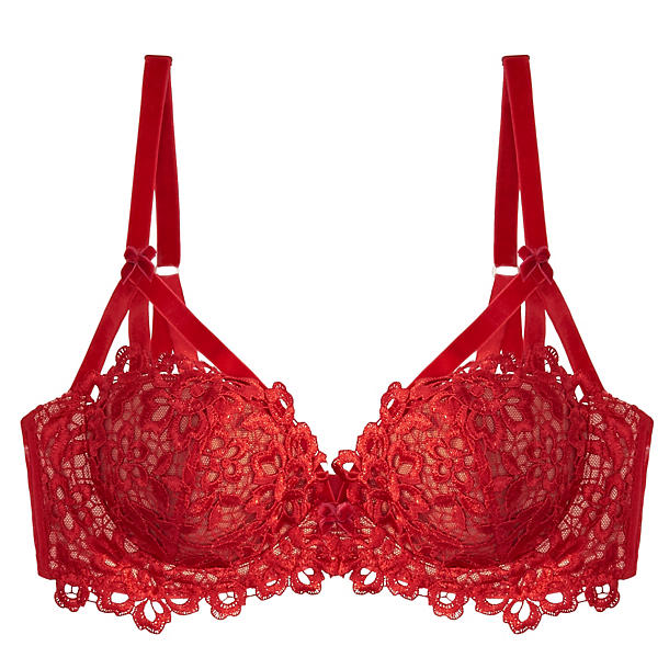 Black Dahlia Balconette Bra - Sexy Lace Underwire Push Up Bra for Women, Perfect for Date Night & Special Occasions