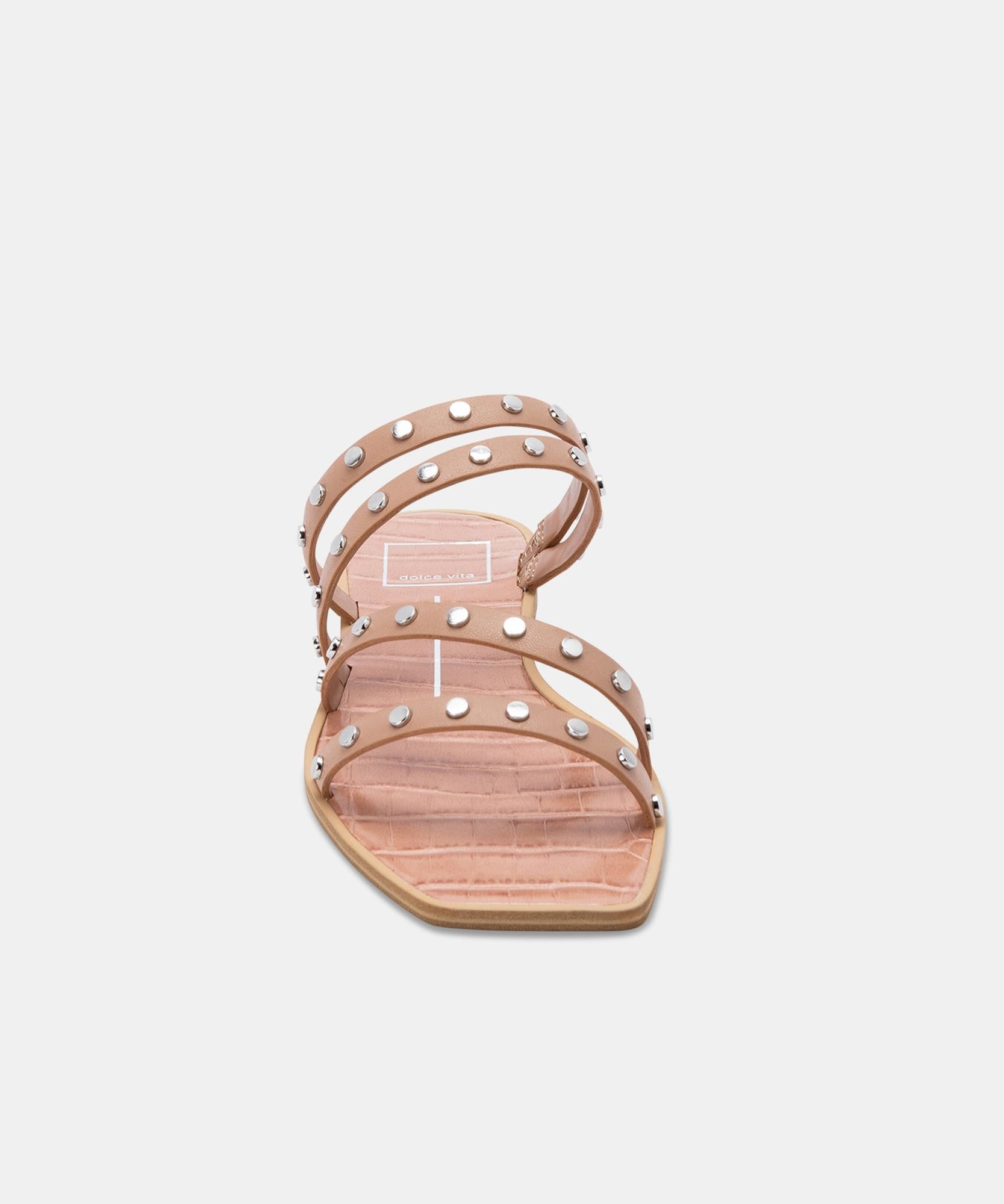 IZABEL Studded Sandals for Women - Stylish Cafe Stella Design | Comfortable Summer Shoes for Casual Outings, Beach Vacations & Date Nights