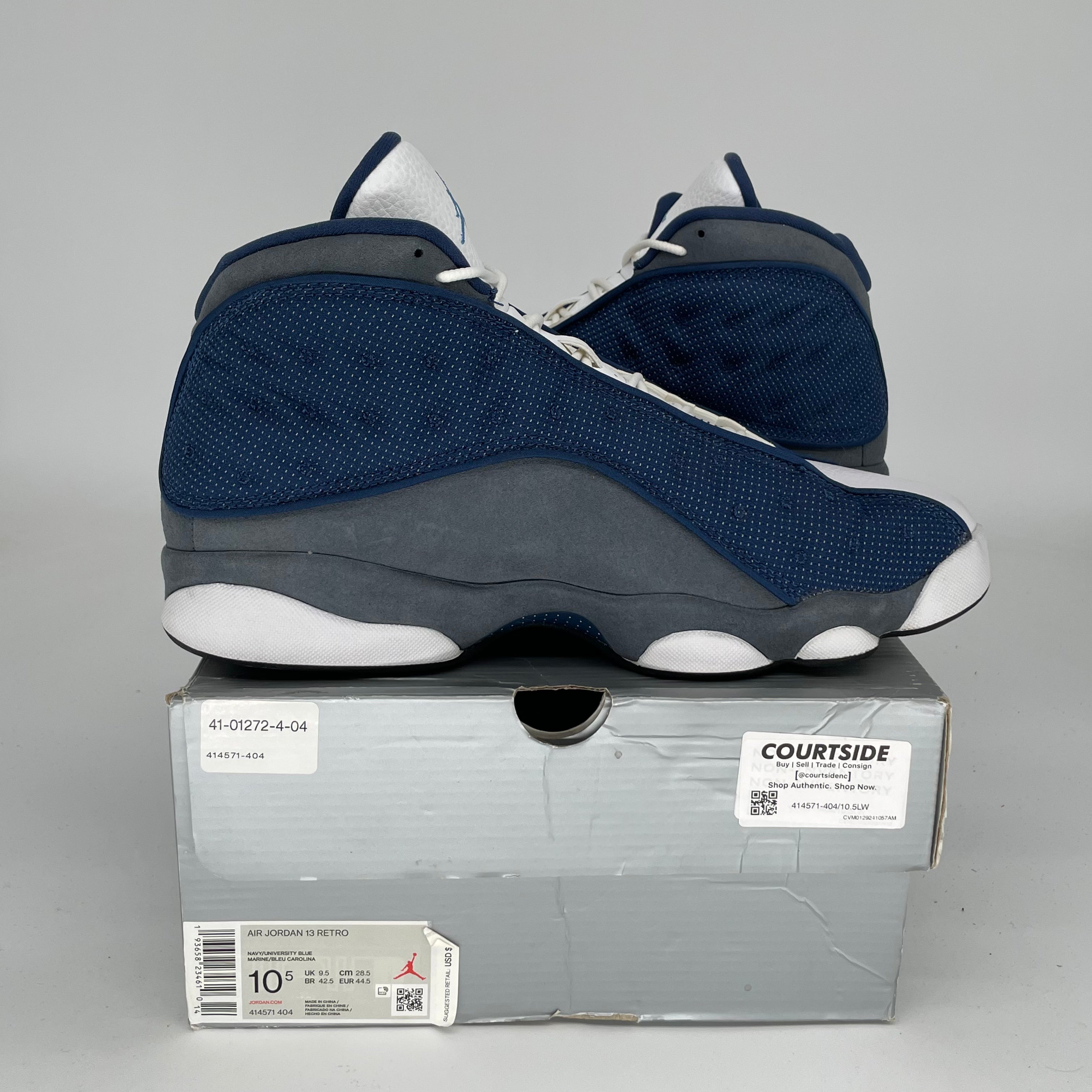 AIR JORDAN 13 FLINT Retro Basketball Shoes Men's Size 10.5 - Authentic 414571-404 | Perfect for Court Performance & Streetwear Fashion