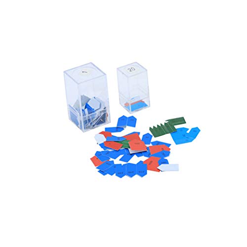 100/1000 Bead Chains with Printed Arrows - Montessori Math Counting Materials for Classroom & Homeschool Learning | Teacher Training Tools & Educational Aids for Early Childhood Development