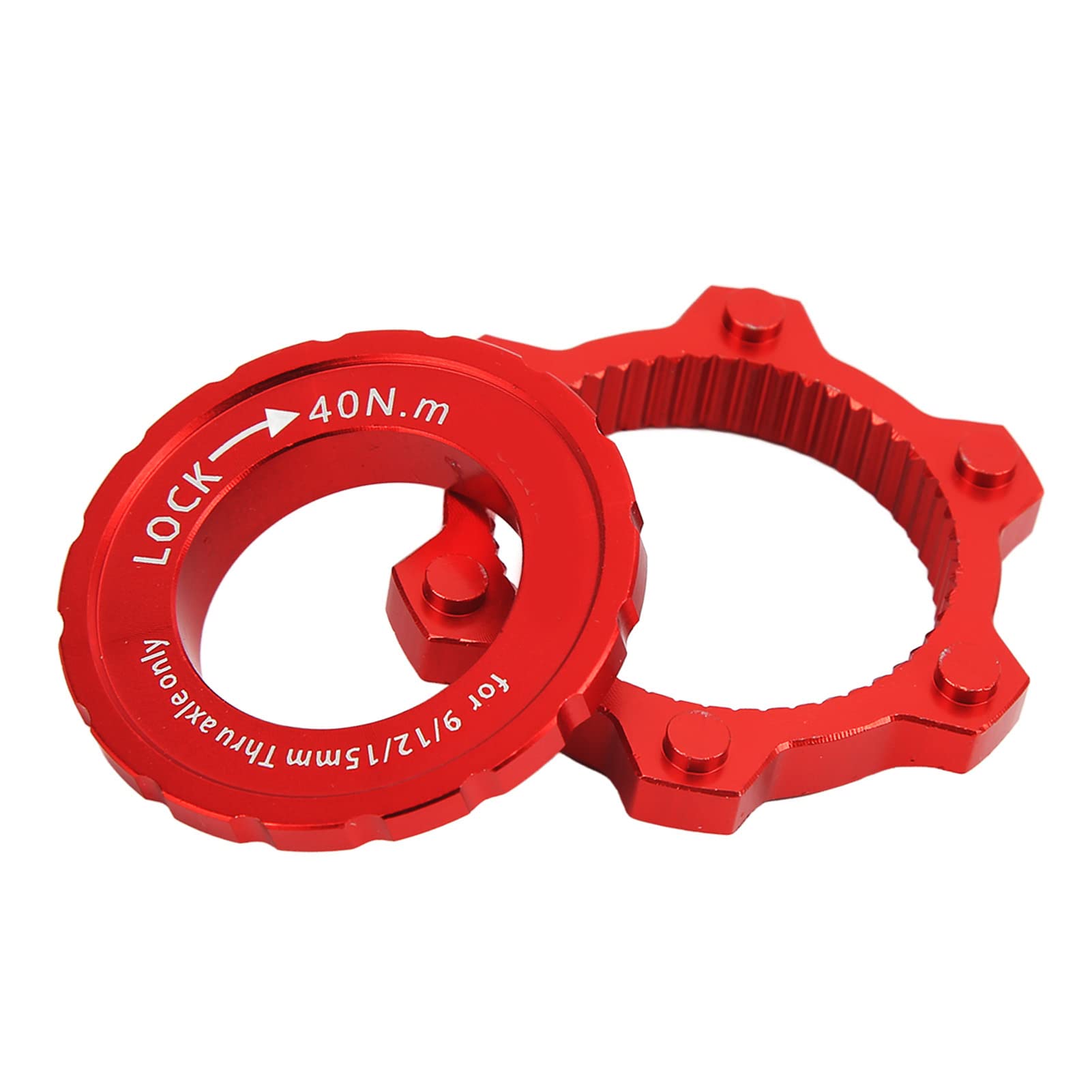 Vbestlife Bike Hub Disc Brake Center Lock to 6 Bolt Adapter - Aluminum Alloy Disc Brake Rotor Converter for Road & Mountain Bikes - Perfect for Cycling, Commuting & Off-Road Adventures