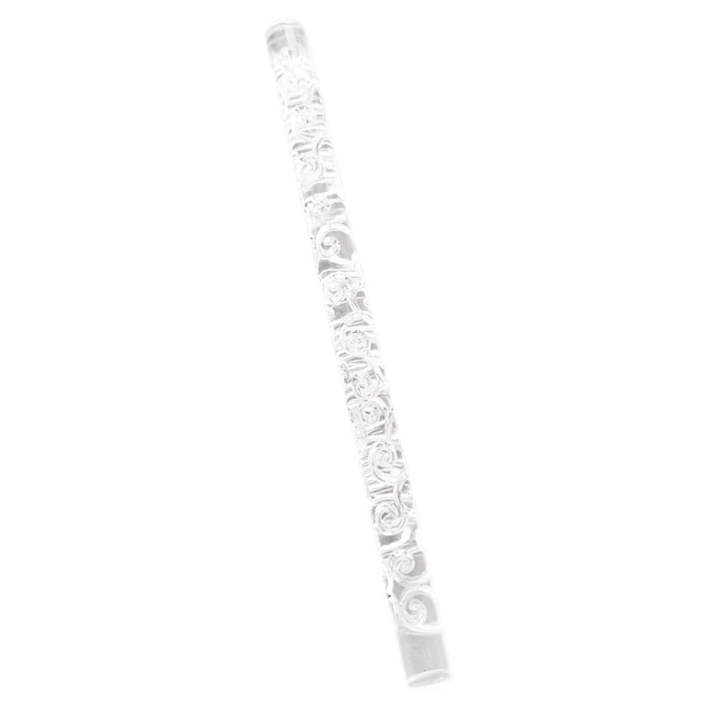 Prettyia Acrylic Embossing Rolling Pin for Fondant - 29 Vine Pattern Textured Cake Decorating Tool for DIY Baking, Wedding Cakes & Cookie Making