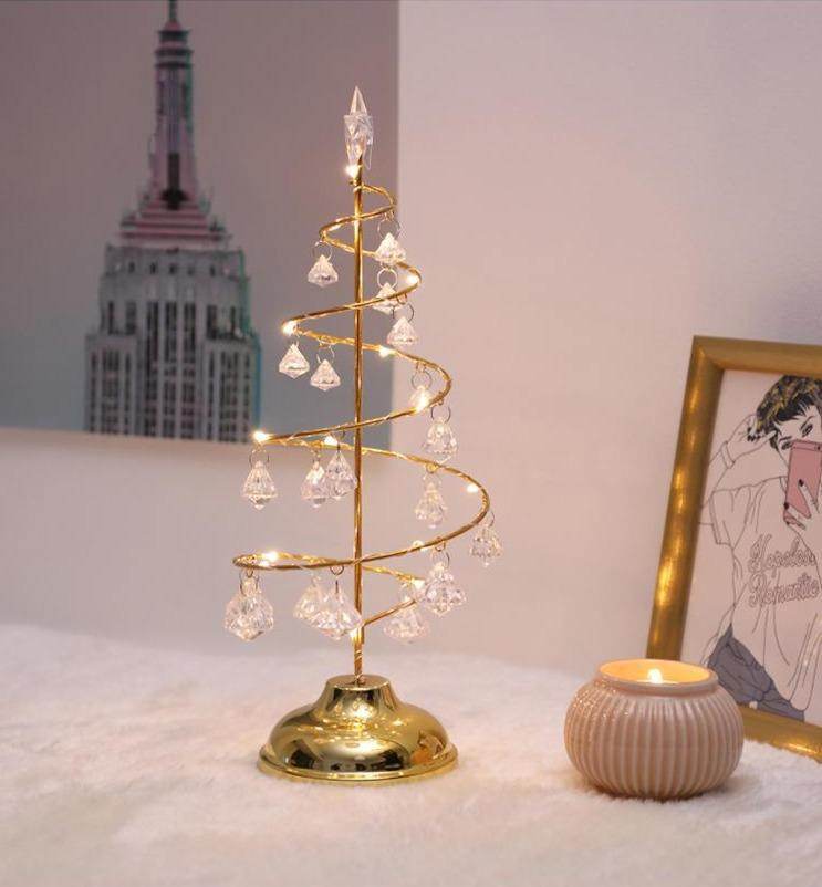 LED Crystal Christmas Lights - Waterproof Fairy String Lights for Indoor & Outdoor Holiday Decorations - Perfect for Xmas Tree, Home, Party, Wedding