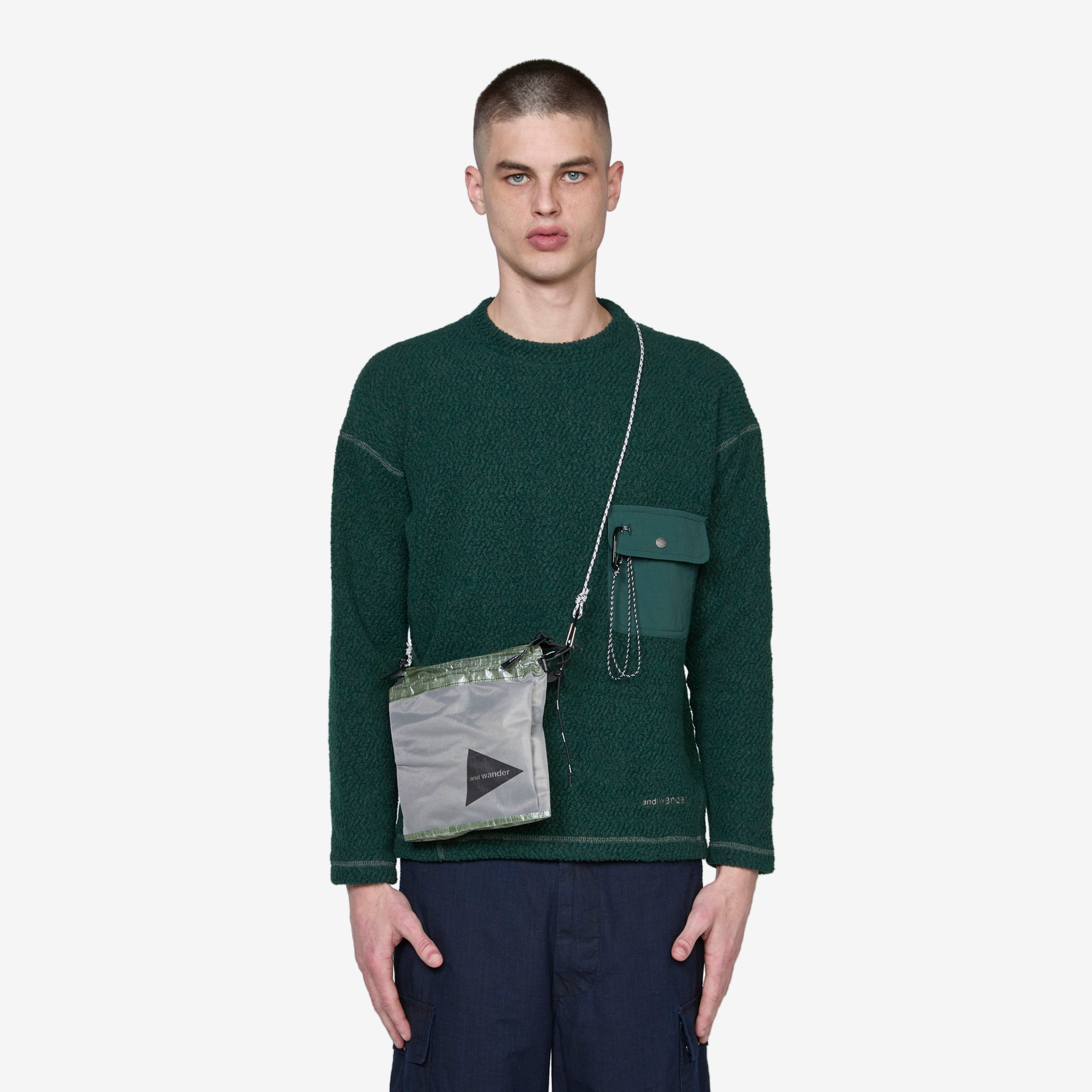 AW24 Dyneema® Crossbody Bag - Lightweight & Waterproof Green Sling Bag for Outdoor, Travel & Everyday Use