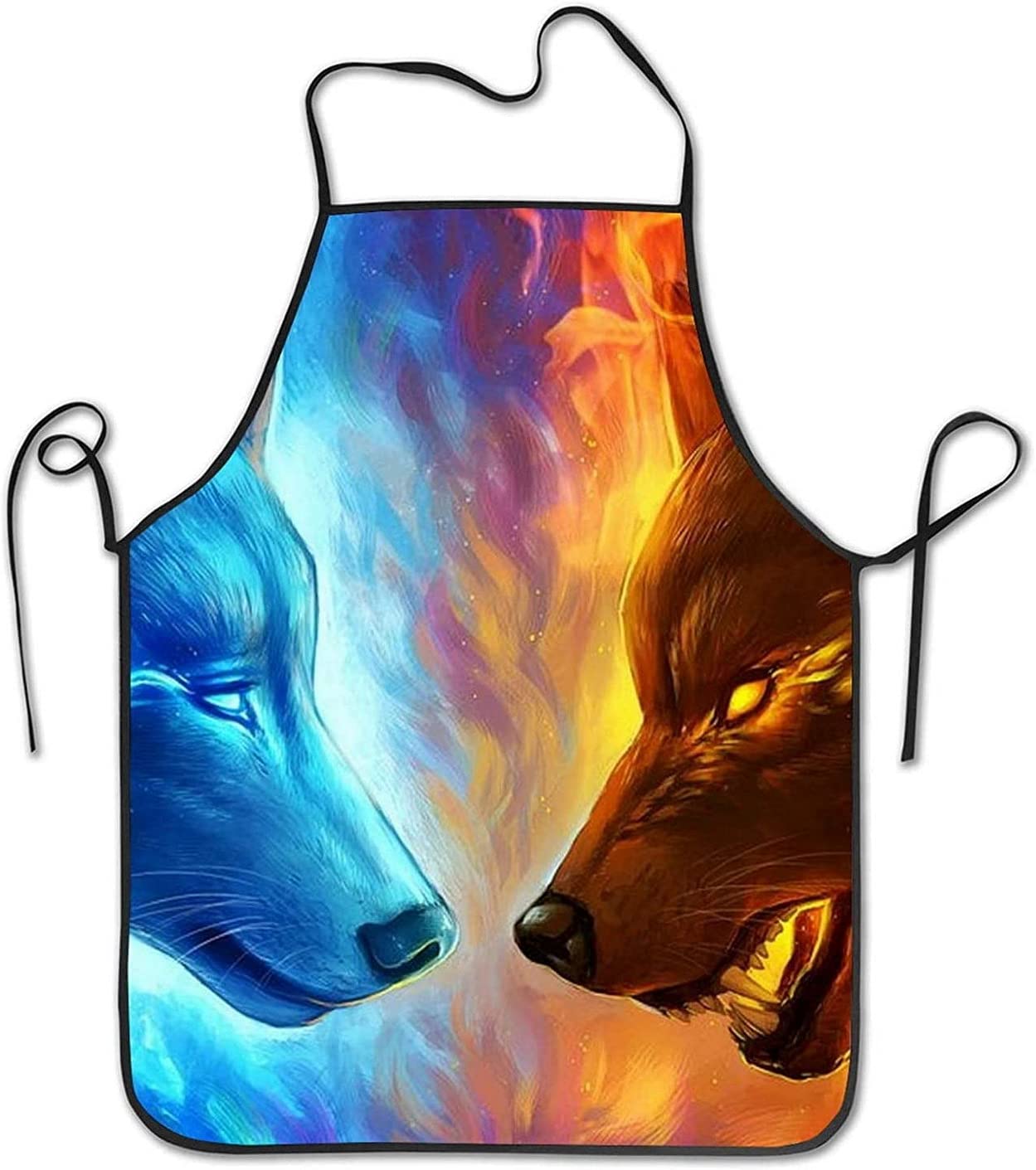 Premium Unisex Chef Apron - Adjustable Bib Kitchen Apron for Cooking, Baking & Grilling - Ideal for Home Chefs, Restaurants & Hotel Kitchens