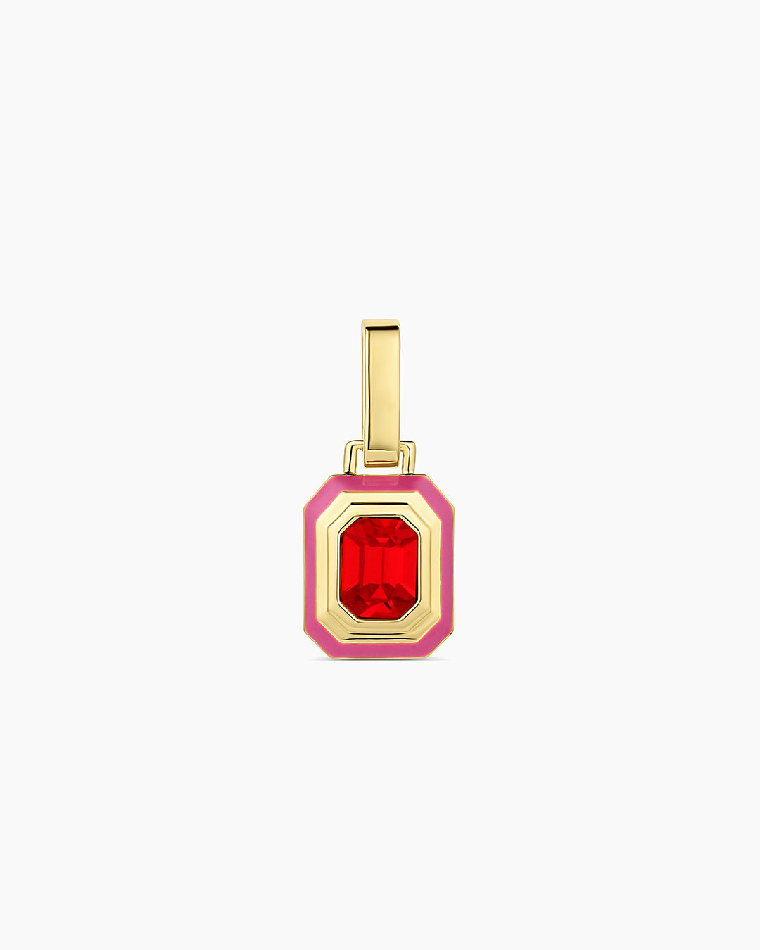 Crimson Tag Charm - Elegant Stainless Steel Pet ID Tag for Dogs & Cats - Perfect for Collars, Leashes & Pet Accessories | Great for Daily Walks, Travel & Outdoor Adventures