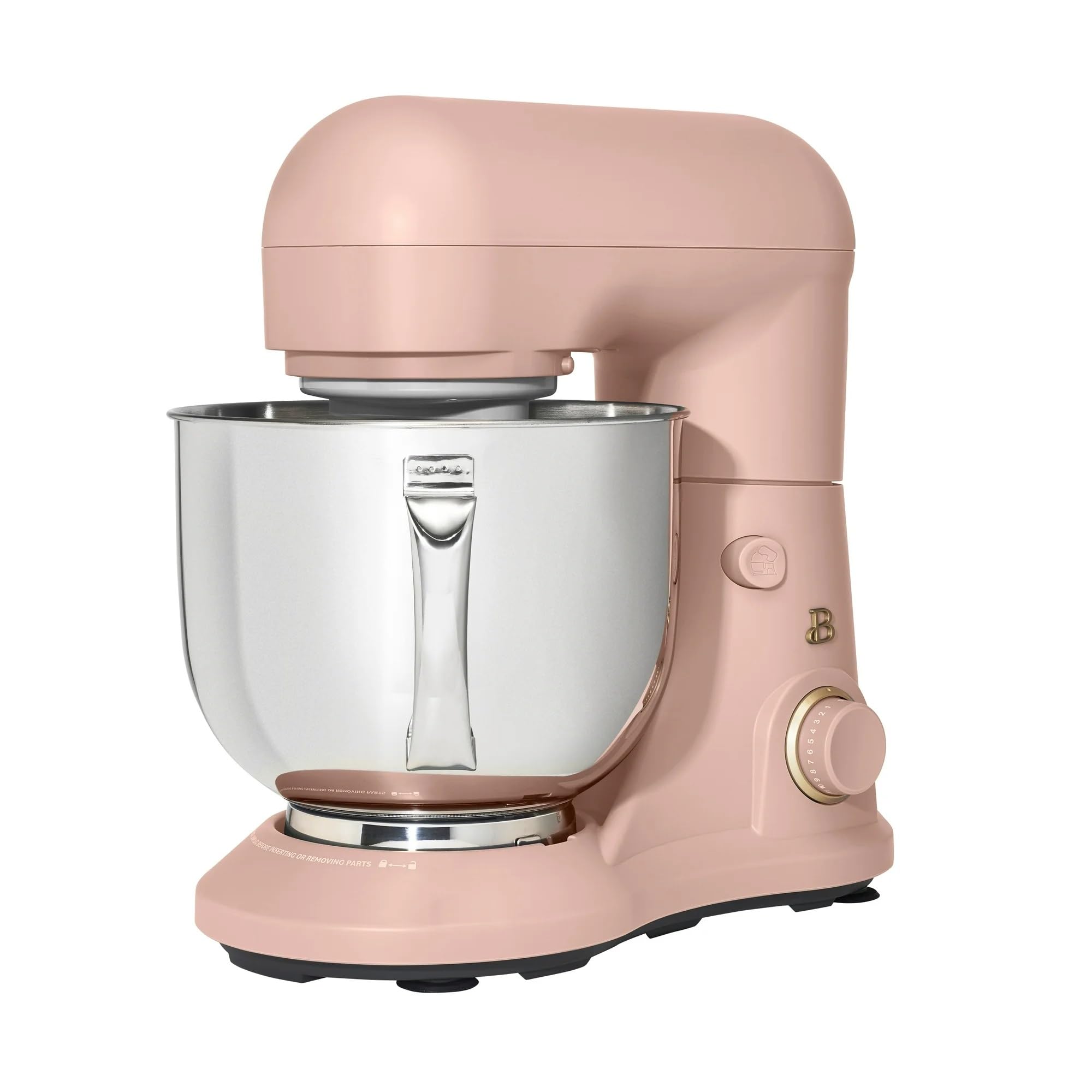 Drew Barrymore 5.3 Qt Stand Mixer - Lightweight Powerful Tilt-Head Mixing Machine for Baking (Rose Gold) | Perfect for Cakes, Cookies, Dough & More | Home Kitchen Essential
