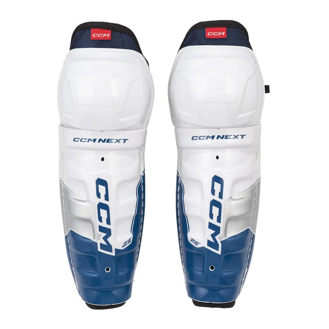 CCM Next Youth Hockey Shin Guards - Lightweight Protective Gear for Ice Hockey & Roller Hockey Players - Perfect for Training & Games