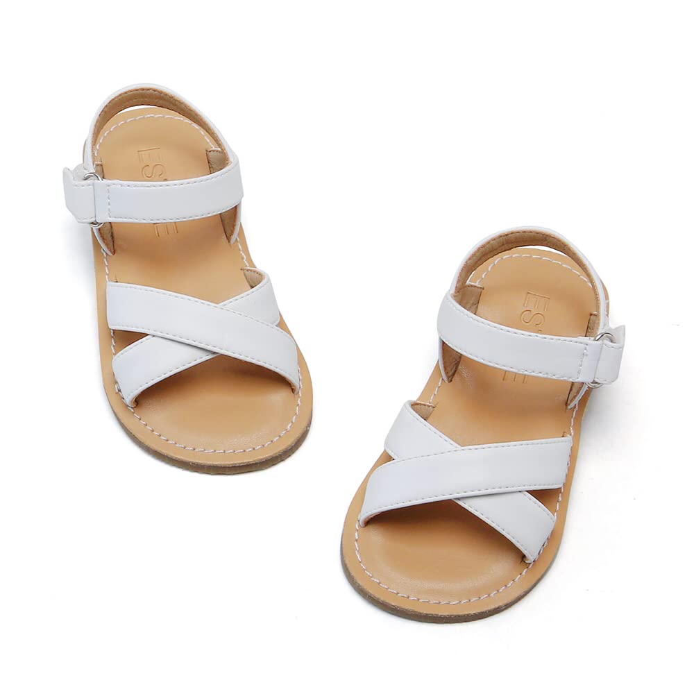 ESTINE Girls' Dress Sandals for Toddler & Little Kid - Comfortable Party & School Shoes for Weddings, Easter, and Special Occasions